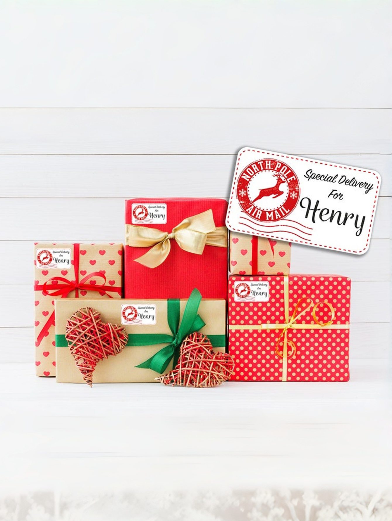 Personalized Christmas Gift Stickers Gift Labels